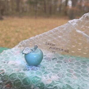 Miniture Green Aventurine Apple